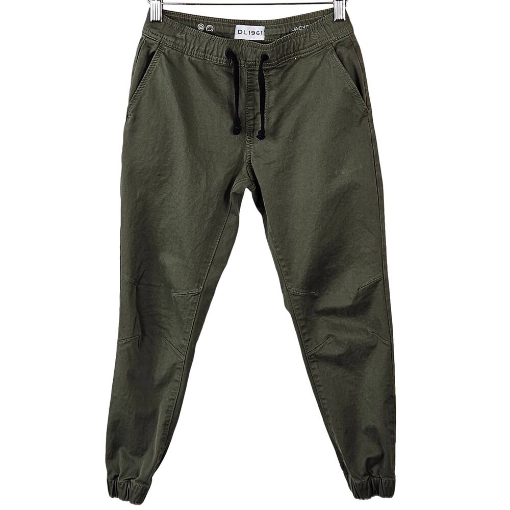 DL1961 Jackson Jogger Pant in‎ Olive Green | Kid Youth 12